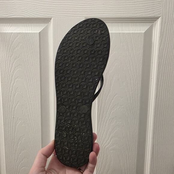 Reef Black Sparkle Slip On Stargazer Beach Summer Outdoor Flip Flops Size 9 - Picture 7 of 7